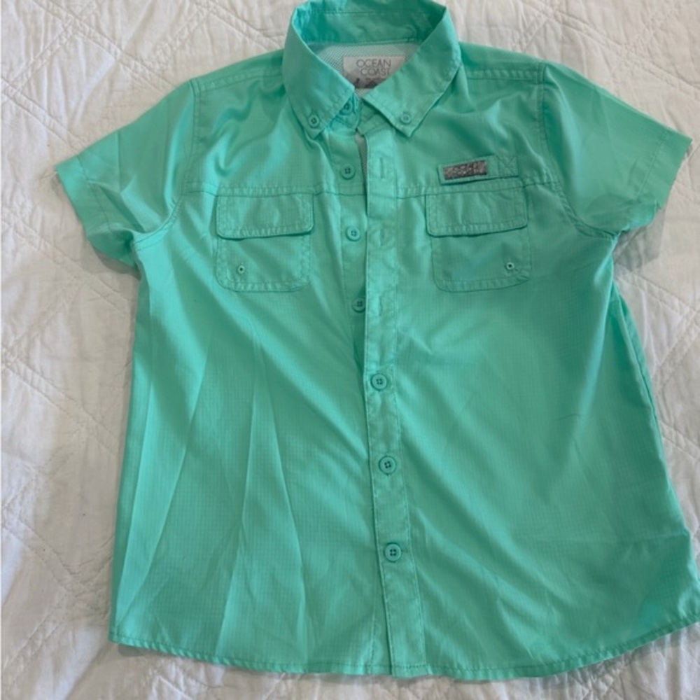Ocean and Coast Kids Aqua Shirt